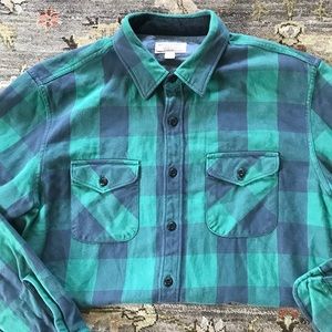 J.Crew Wallace & Barnes Men’s Plaid Shirt size LG